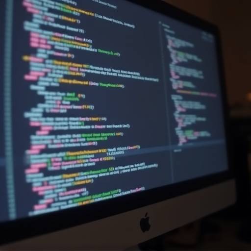 Código de programación en Python en una pantalla de ordenador
